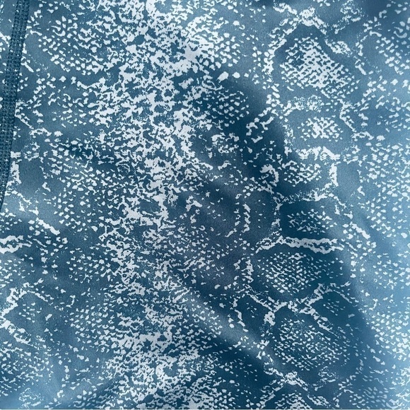 H Halston Studio Yoga pants bicolor snake December sky HSWS2160005 size L - Picture 5 of 13